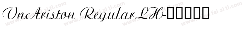 VnAriston RegularLH字体转换